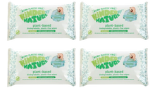 4 packs of Jackson Reece Kinder by Nature Plant-Based Baby Wipes