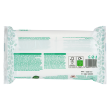 Back of Single pack of Plant-Based Kinder by Nature Baby Wipes