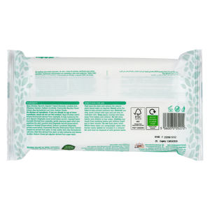 Back of Single pack of Plant-Based Kinder by Nature Baby Wipes