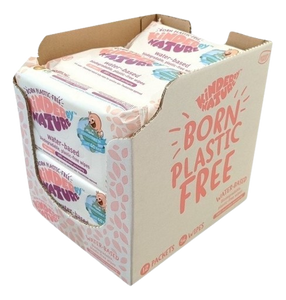 Case of 12 packs of Water-Based Kinder by Nature Baby Wipes